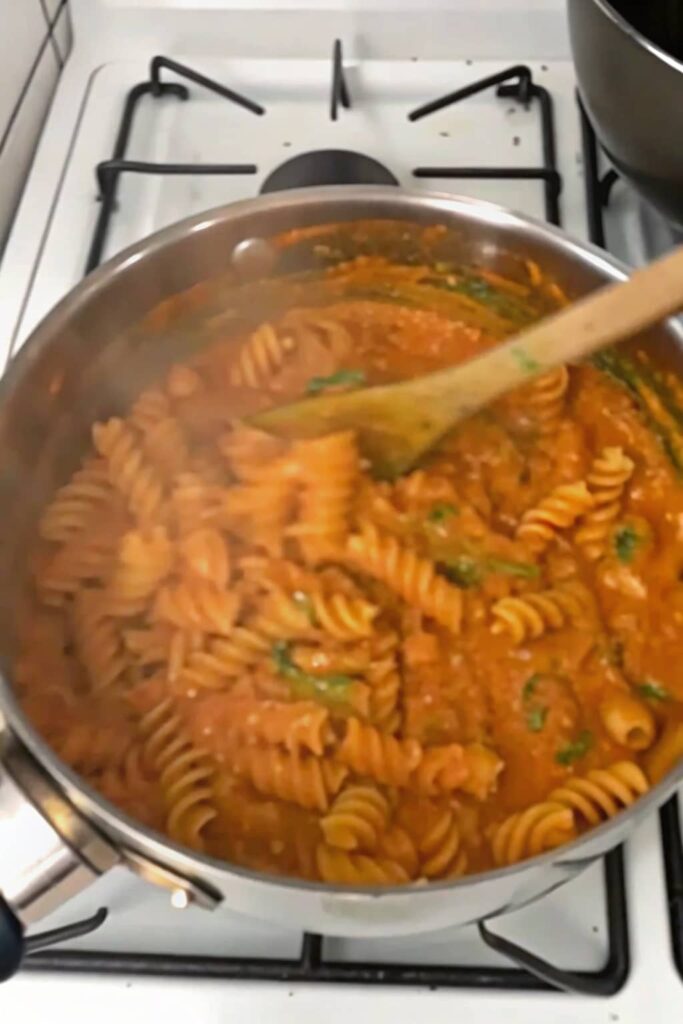 FINAL RESULT OF Creamy Tomato Chicken Pasta