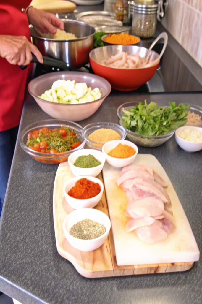 Ingredients to make One Pot Chicken Balti