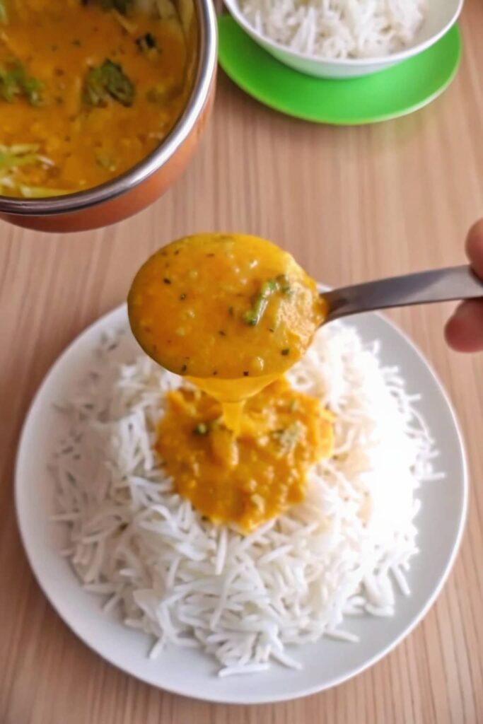 serving One Pot Masoor Dal recipe